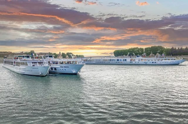 On board the MS Rhone Princess